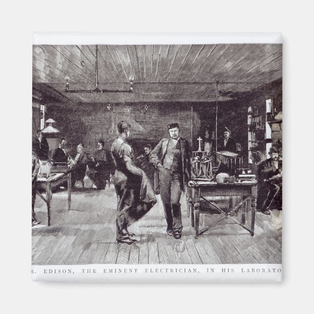 Herr Edison , Der herausragende Elektriker Magnet (Vorne)