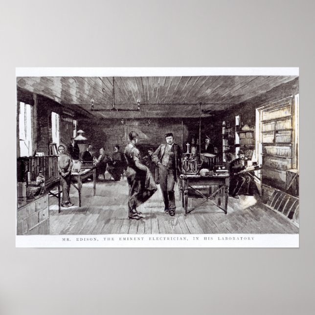 Herr Edison , Der herausragende Elektriker Poster (Vorne)