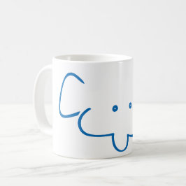 Herr Elephant Kaffeetasse