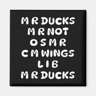 Herr Enten Herr Nicht Osar Cm Flügel Lustige Ente Magnet