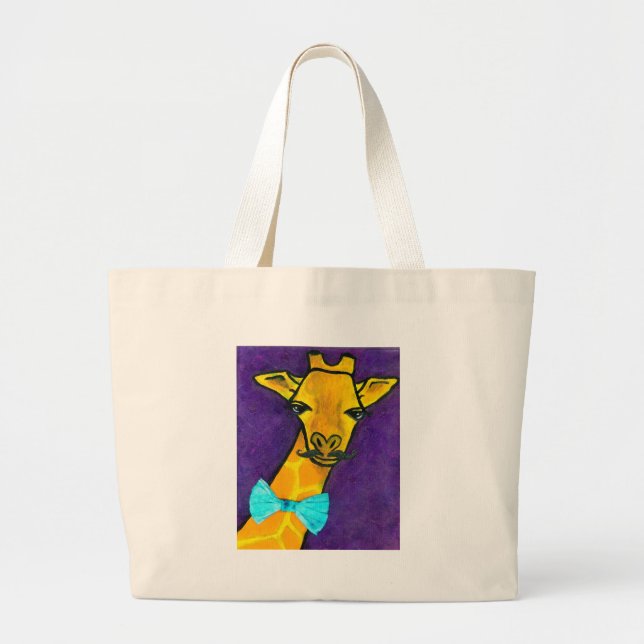 Herr Fancy Giraffe Jumbo Stoffbeutel (Vorne)
