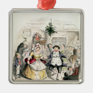 Herr Fezziwigs Ball, von 'einem Weihnachten Carol Silbernes Ornament