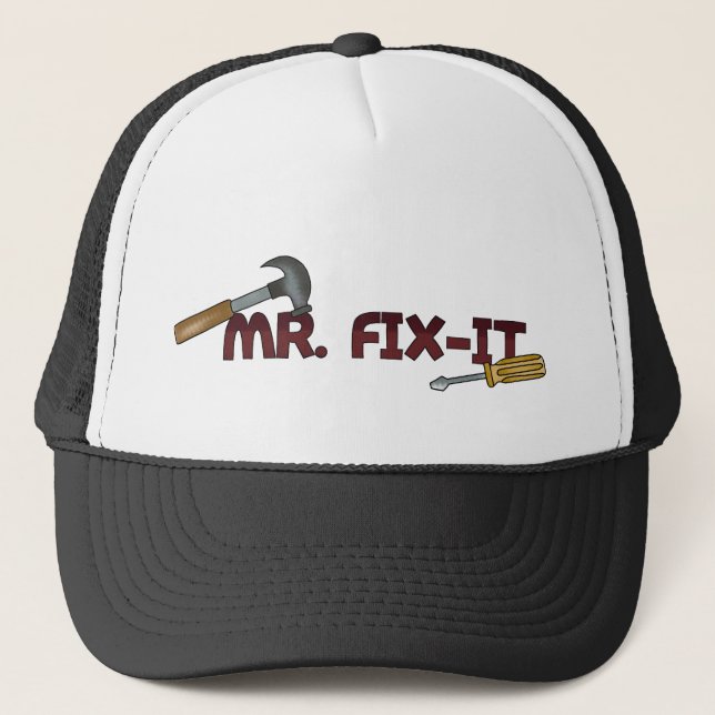 Herr Fix es Hut Truckerkappe (Vorderseite)