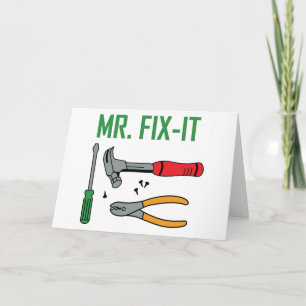 Herr Fix It Karte