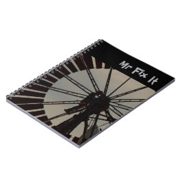 Herr Fix It notebook Notizblock