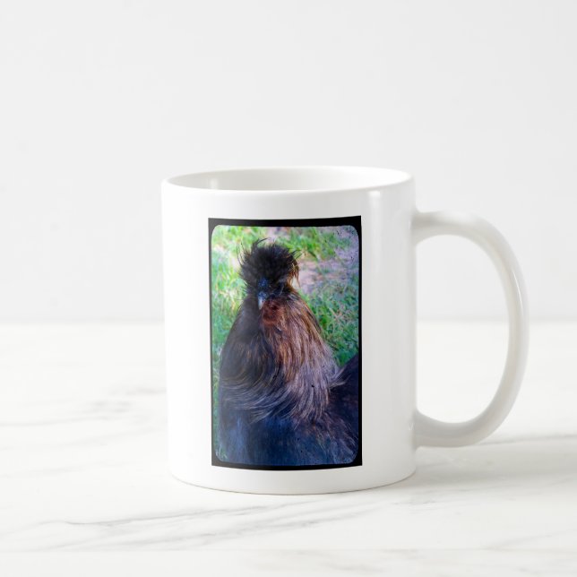 Herr Fluffy the Silkie Rooster Kaffeetasse (Rechts)
