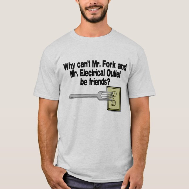 Herr Fork u. Herr Outlet T-Shirt (Vorderseite)