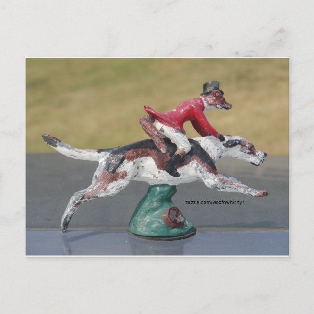 Herr Fox Cross-Country Postkarte (Vorderseite)