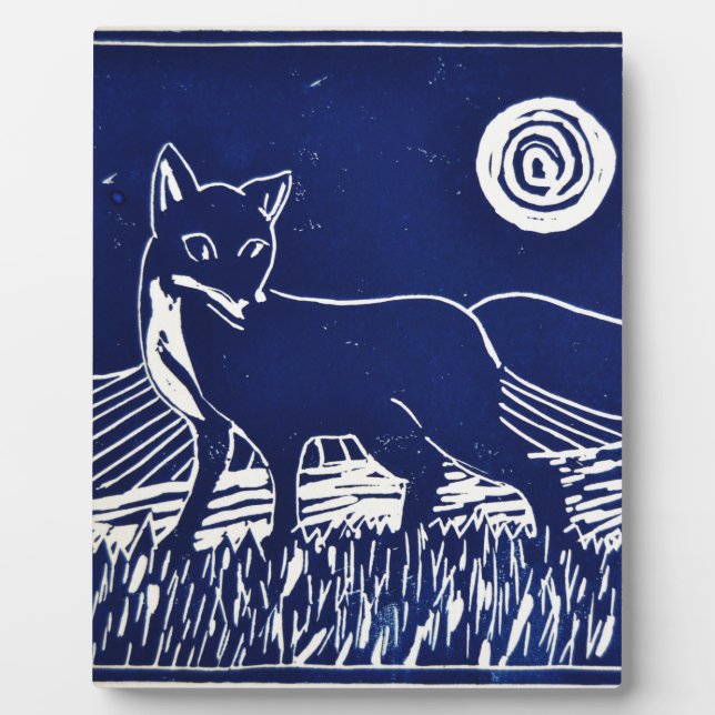 Herr Fox Fotoplatte (Vorderseite)