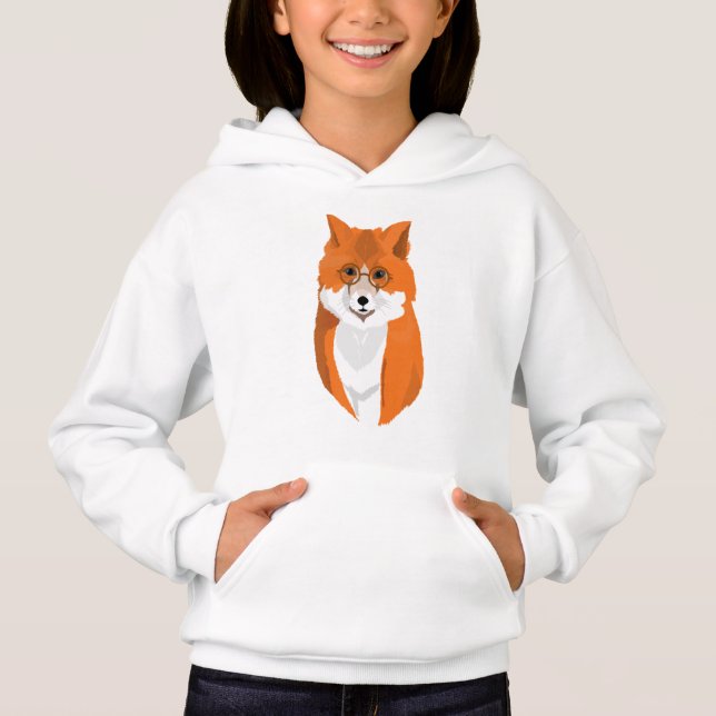Herr Fox ist der Leser Hoodie (Vorderseite)