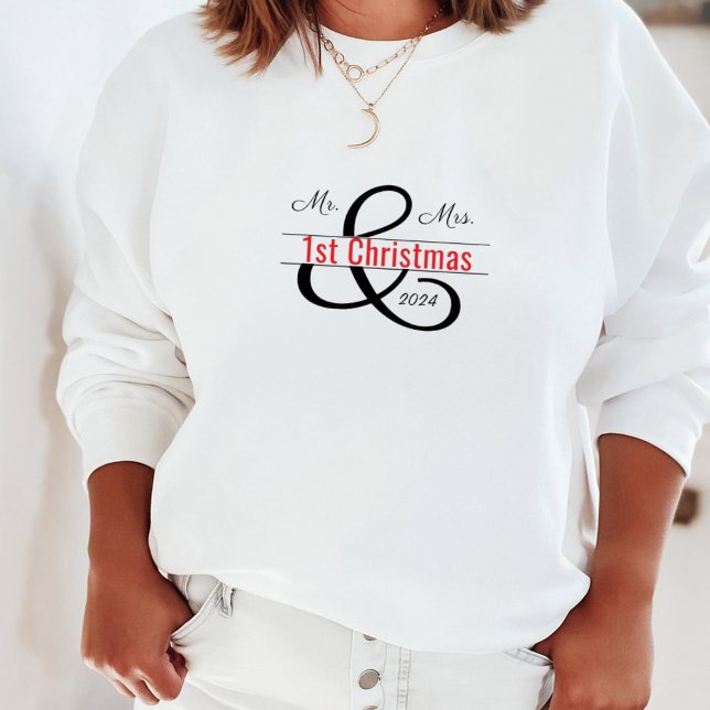 Herr & Frau 1. Weihnachten Sweatshirt (Von Creator hochgeladen)
