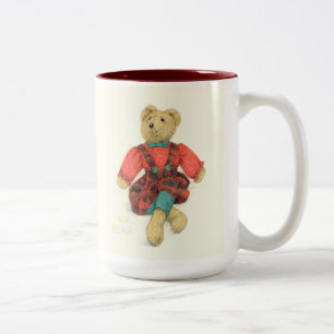 HERR & FRAU BÄR Hoher Zweifarbig-Marone Tasse