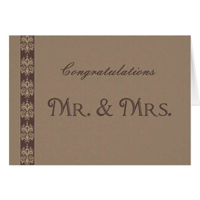 Herr & Frau Brown Wedding (Vorderseite (Horizontal))