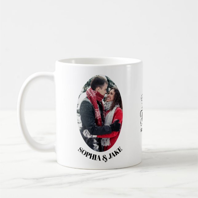 Herr & Frau Couple Typografy Kaffeetasse (Links)