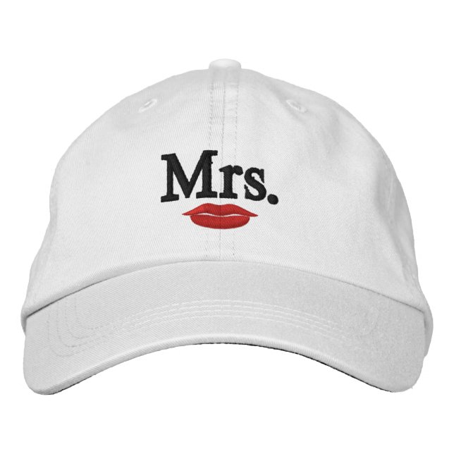 Herr & Frau Embroidery bestickte Cap Kappe (Vorderseite)