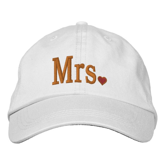 Herr & Frau Embroidery bestickte Cap Kappe (Vorderseite)