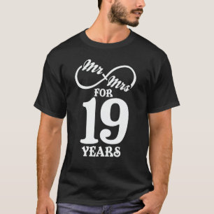 Herr & Frau für 19 Jahre 19 Jahre 19. Hochzeitstag T-Shirt