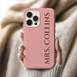 Herr & Frau Hochzeit   Moderner Paar-Jubiläumsname Case-Mate iPhone Hülle