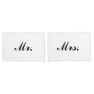 "Herr & Frau" Kissenbezüge