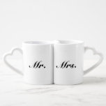 Herr/Frau Nesting Mug Set Liebestassen<br><div class="desc">Herr/Frau Nesting Mug Set macht ein großes Geschenk!</div>