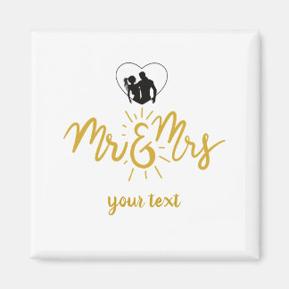 Herr & Frau Newly Wed Magnet