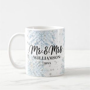 Herr & Frau Newlyweds Weihnachten   Winter Wonderl Kaffeetasse