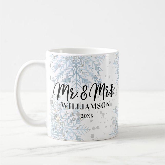 Herr & Frau Newlyweds Weihnachten | Winter Wonderl Kaffeetasse (Links)