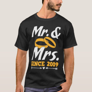 Herr & Frau seit 2009 Ehemann und Misses T-Shirt