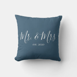 Herr & Frau Throw Pillow für das neue Jahr Kissen