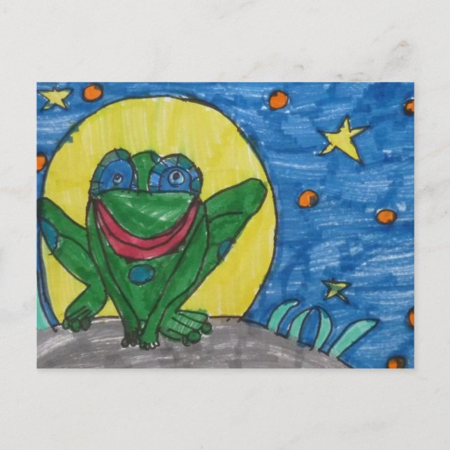 Herr Frog Postkarte (Vorderseite)