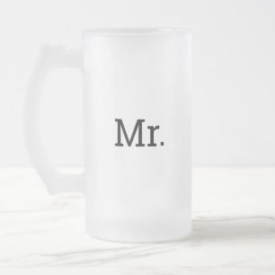 HERR FROSTED MUG MATTGLAS BIERGLAS