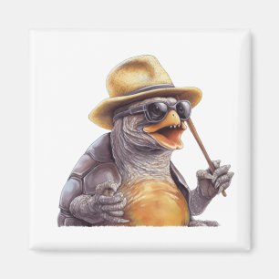 Herr Galapagos Tortoise Blue aus Galapagos Inseln Magnet