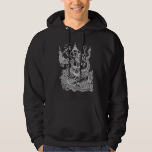 Herr Ganesha Hindu-Meditation Hoodie