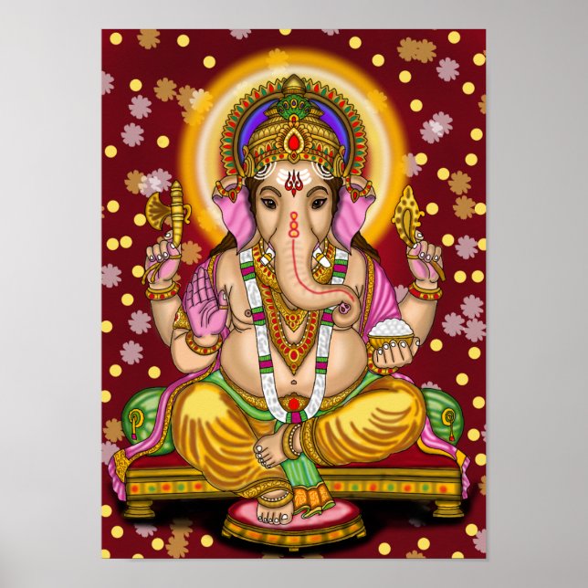 Herr Ganesha  Poster (Vorne)