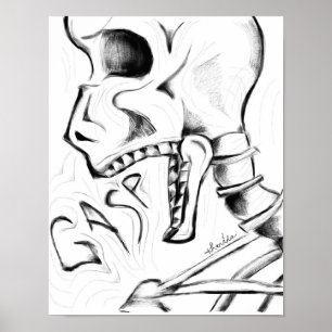 Herr Gasp 11 x 14 Poster