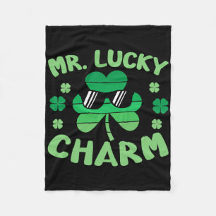 Herr Glücksbringer Sungles St Patricks Day Jungen Fleecedecke