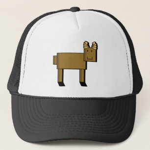 Herr Goat Hat Truckerkappe