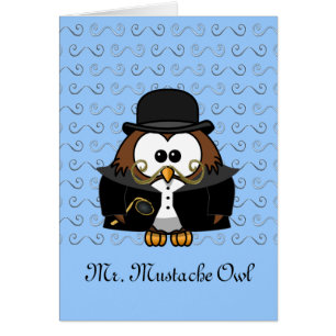 Herr Gold Mustache Owl