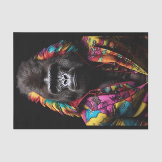 Herr Gorilla Seidenpapier (Vorderseite)