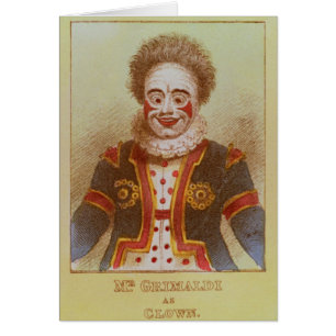 Herr Grimaldi als Clown