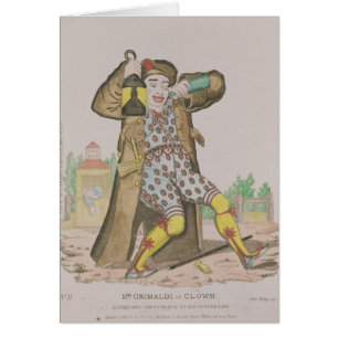 Herr Grimaldi als Clown, Belichten