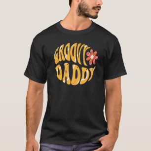 Herr Groovy Daddy 70er Ästhetik Nostalgie 1970er R T-Shirt