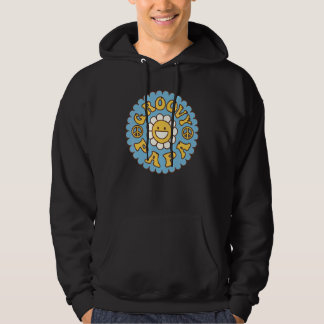 Herr Groovy Papa 70er Ästhetik Nostalgie 1970er Ja Hoodie