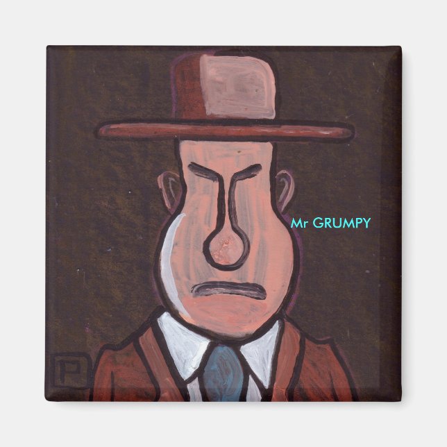 Herr GRUMPY Magnet (Vorne)