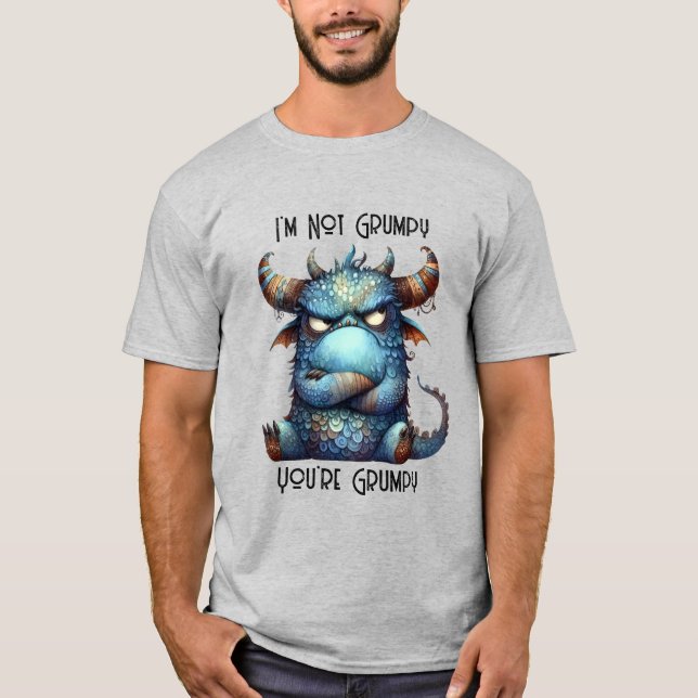 Herr Grumpy Monster T-Shirt (Vorderseite)