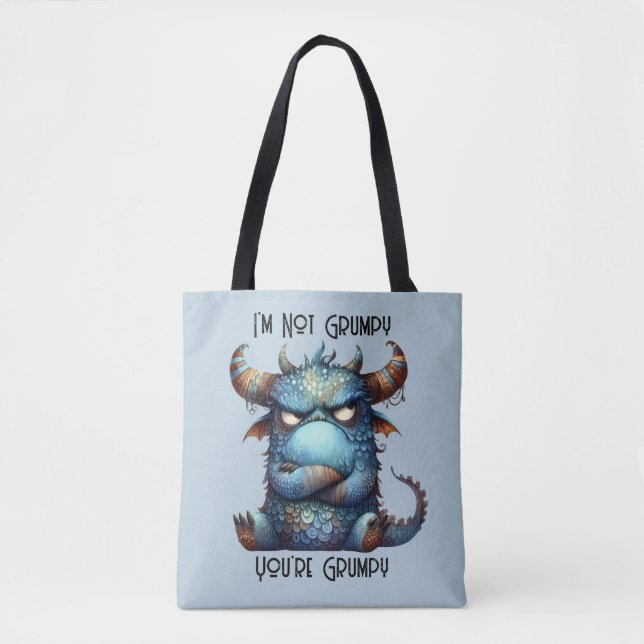 Herr Grumpy Monster Tote Bag (Vorderseite)