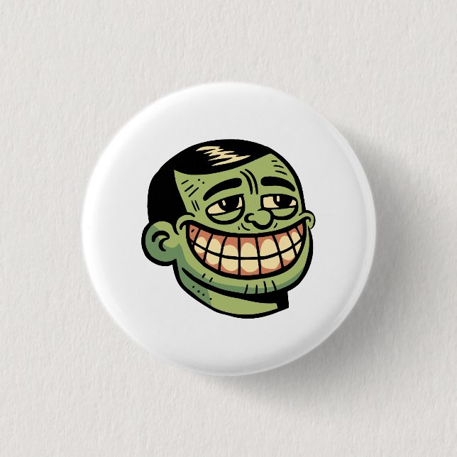 Herr Grün Button (Vorderseite)