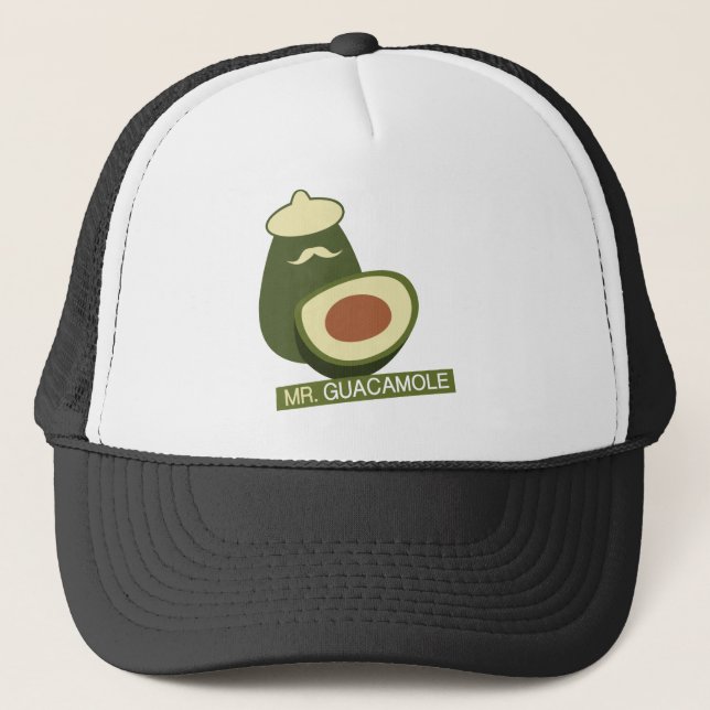 Herr Guacamole Truckerkappe (Vorderseite)