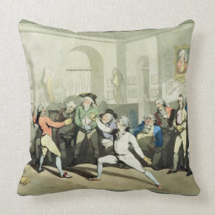 Herr H Angelo Fencing Academy, graviert von Kissen