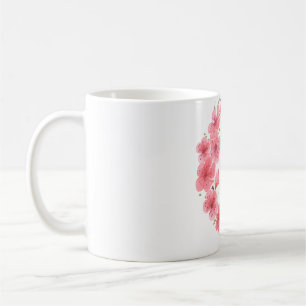Herr Hanna malte Blumenstrände und Goldstrände Kaffeetasse